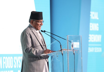 इटालीमा प्रचण्डले भने– हामीसँग भोक र कुपोषणको पीडाबाट मुक्त संसार सुनिश्चित गर्ने अवसर छ